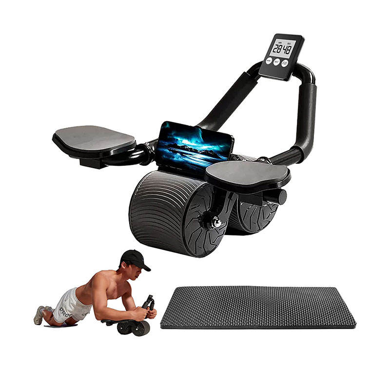 Automatic rebound abdominal roller wheel with elbow support Trainer Fitness Belly Training