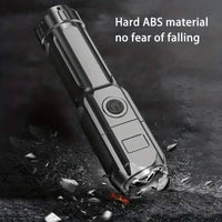 Powerful LED Flashlight Tactical Flashlights Rechargeable Waterproof Zoom Fishing Hunting