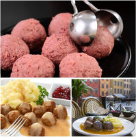 Meat Baller 2 PCS None-Stick Meatball Maker with Detachable Anti-Slip Handles(10 Pack)