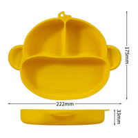 Plate with Bottom & Baby Fruit Food Feeder