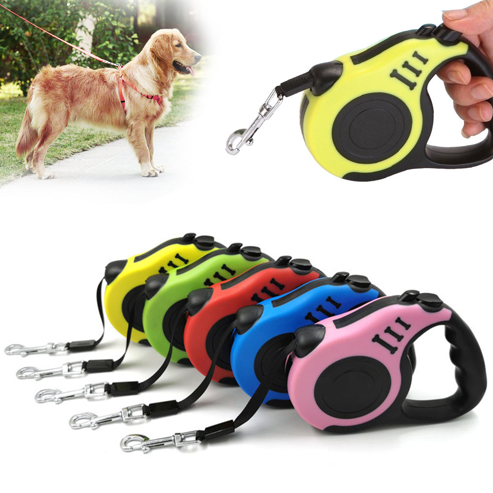 Automatic Telescopic Tractor Retractable Dog & Dog Adjustable Belt Combo Pack