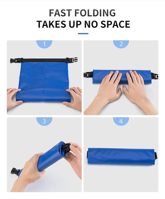 Collapsible Lightweight Camping Accessories Roll Top Waterproof Storage Dry Bags for Hiking Kayaking