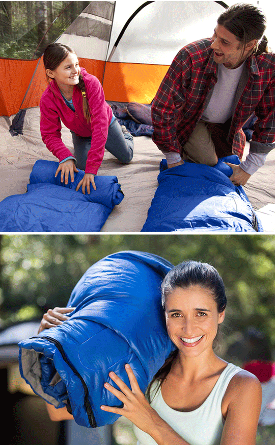 Sleeping Bags for Adults Teens Kids with Compression Sack Portable and Lightweight