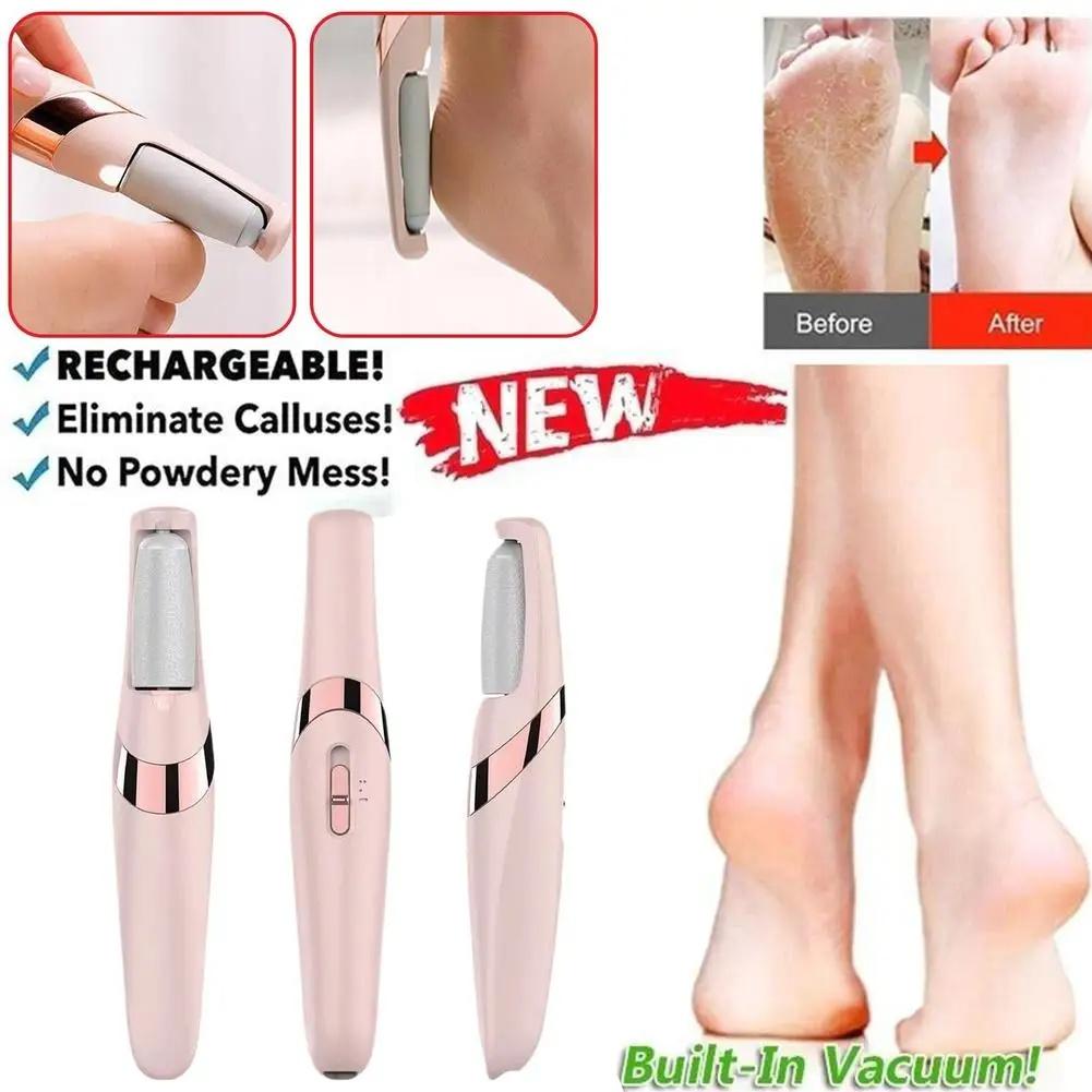 Foot Grinder Professional Electric Pedicure Tool USB Rechargeable File Callus Remover Body Exfoliator Heel Grinding Roller