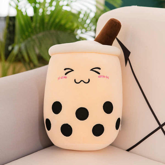 Plush Boba Tea Cup Toy Figurine Toy(Bulk 3 Sets)