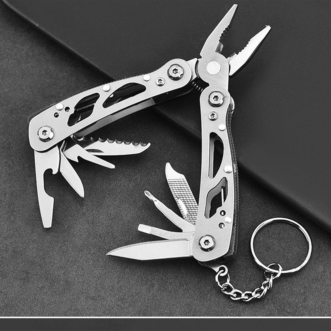 Multi-Purpose Knife Pliers Stainless Steel Folding Tool with Carbon Steel