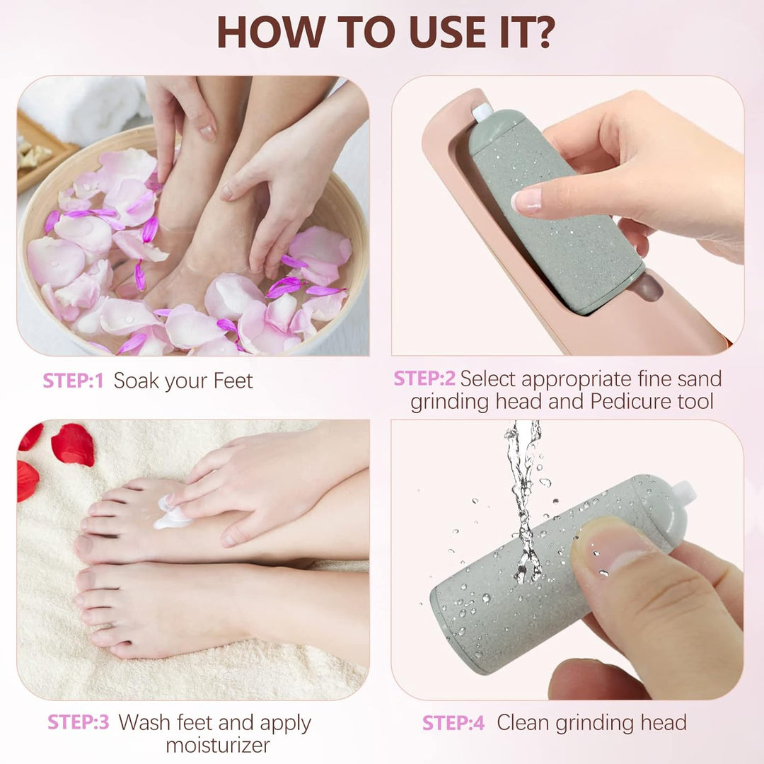 Electric Callus Remover Feet Professional Matte Pedicure Tools Foot