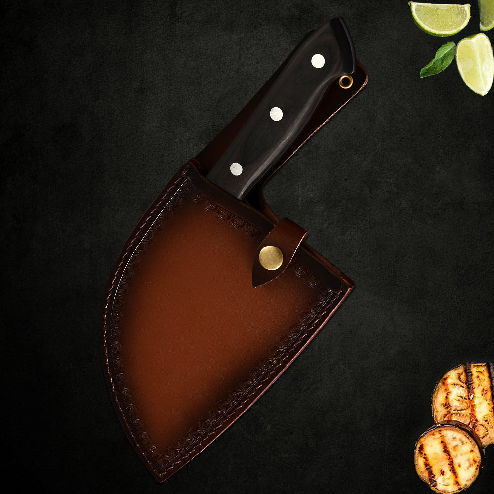 Serbian Chef Knife Full Tang Kitchen Butcher (MOQ 10 Sets)