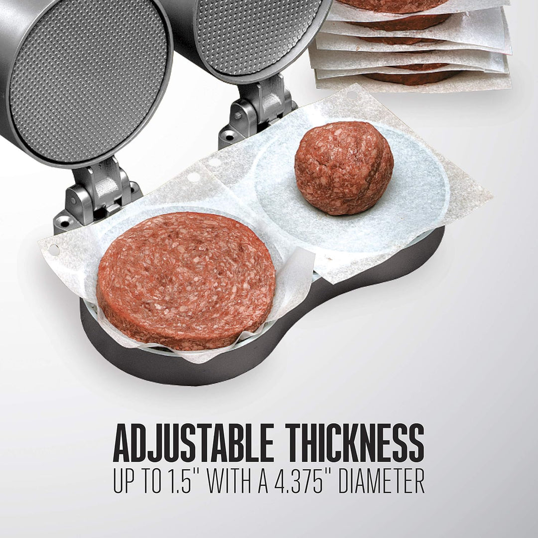 Burger Press Patty Maker – Non-Stick Food Grade Hamburger Patty Maker with Easy-Release Handle for Home Kitchen, BBQ & Grilling