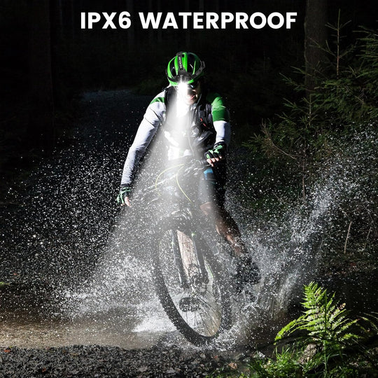 LED Head Lamp with 3 Modes, 90°Adjustable Head Lights for Forehead, IPX6 Waterproof HeadLamps for Camping Hiking