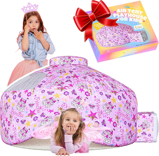 VIGOR Spacious Kids Fort Indoor Playhouse Tent – Large Play Castle for Boys & Girls Ages 3-14 | Imaginative Play, Easy Setup