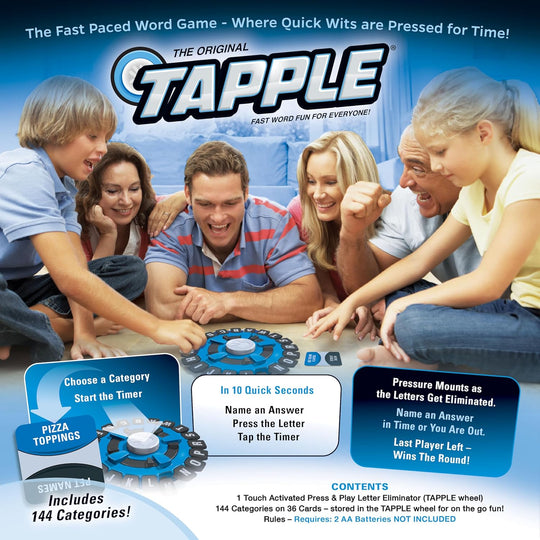 Fast-Paced Family Board Game Choose a Category & Race Against The Timer to be The Last Player (10 Sets)