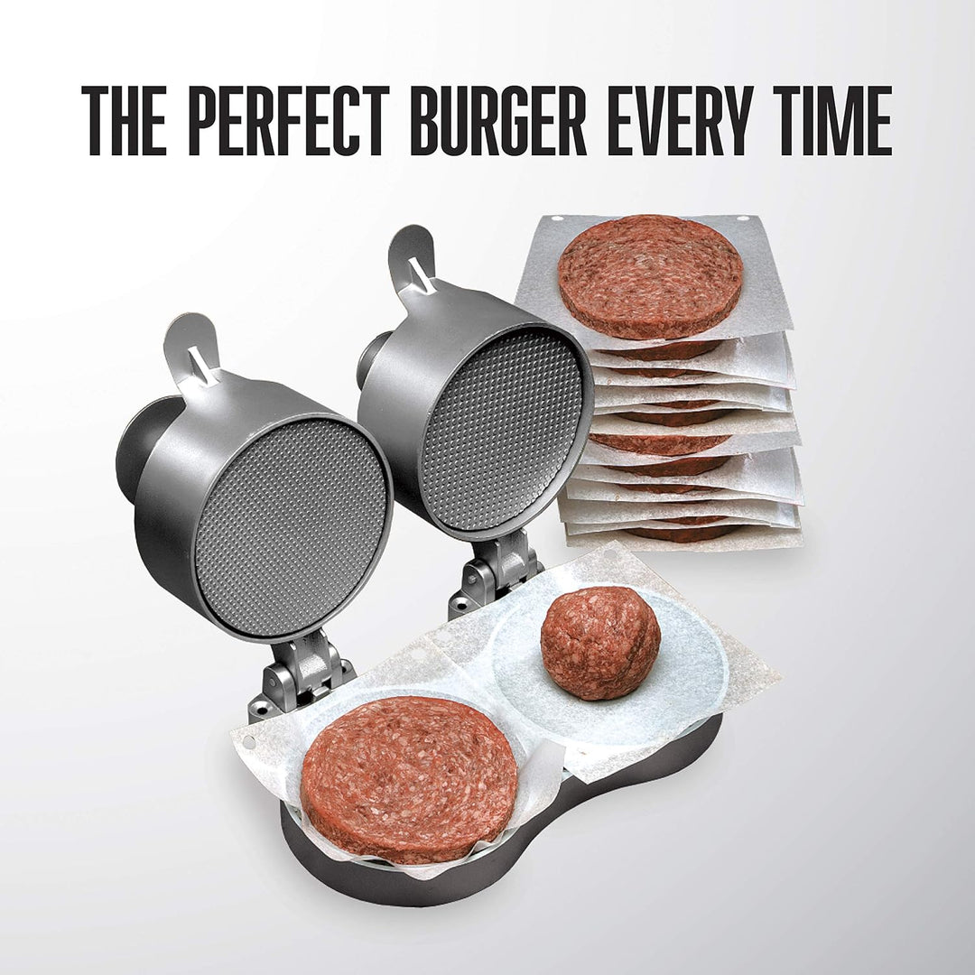 Burger Press Patty Maker – Non-Stick Food Grade Hamburger Patty Maker with Easy-Release Handle for Home Kitchen, BBQ & Grilling