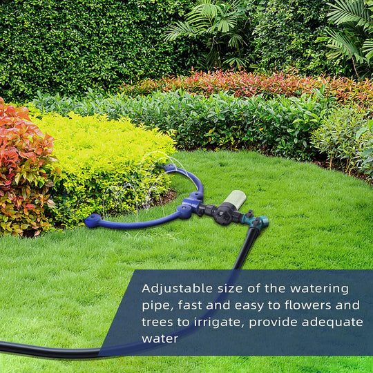 Deep Root Watering Ring – Outdoor Sprinkler 360° System