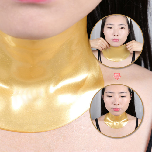 Gold 24k collagen neck mask sheet patch Moisturizer lifting anti wrinkle