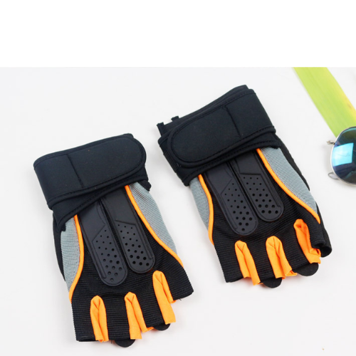 Black Fitness Gym Weight Lifting Gloves For men driving bike