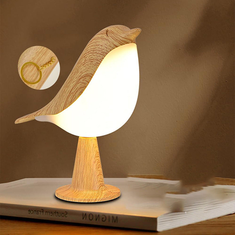 Night Light Aroma Diffuser with Bird Design Dimmable Detachable Sleep Aid Desktop Decor Ambient Lamp