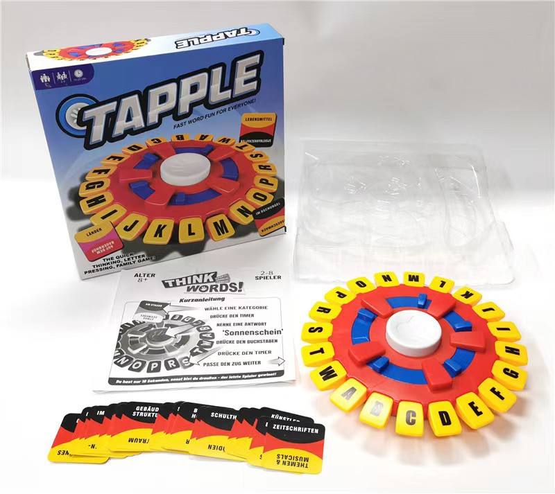 Fast-Paced Family Board Game Choose a Category & Race Against The Timer to be The Last Player (10 Sets)