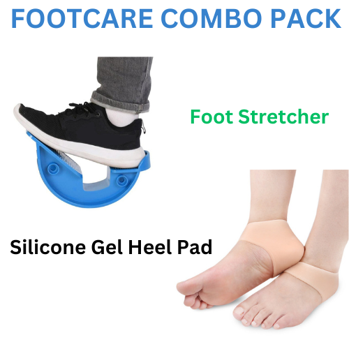 Auxiliary Board Foot Stretcher & Ankle Silicone Gel Heel Pad Pack(Bulk 3 Sets)