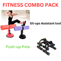 Fitness Push-up Pole &  push-ups Sit-ups Assistant tool Pack