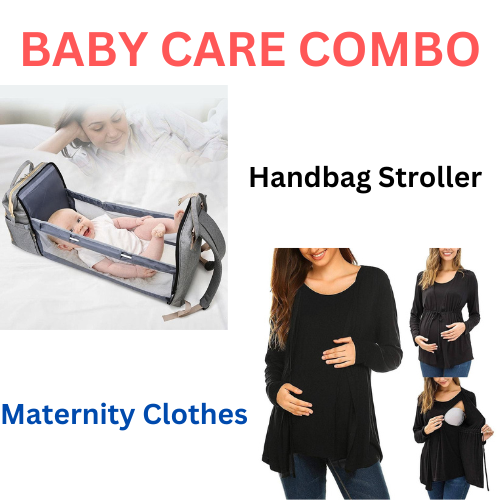 Pregnancy Maternity Clothes For Mom & Handbag Stroller baby Pack(Bulk 3 Sets)