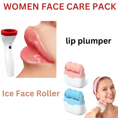 Upscale lip plumper & Ice Roller For Face  Combo Pack(Bulk 3 Sets)