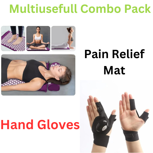 Hand Gloves with LED & Mattress Mat