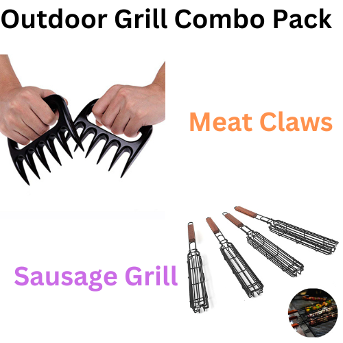 Barbecue Sausage Grill & Meat Claws Pack