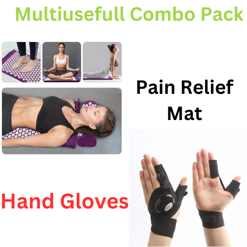 Hand Gloves with LED & Mattress Mat(Bulk 3 Sets)