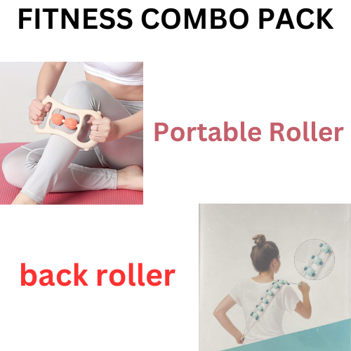 back roller massager & Portable Roller Massage(10 Pack)