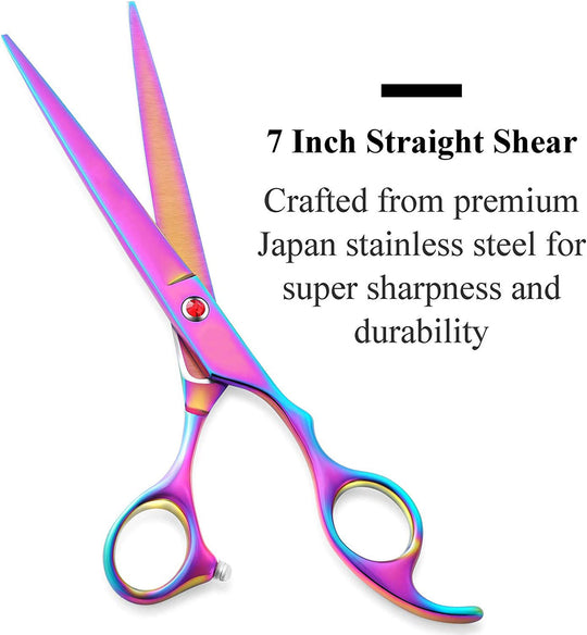 Professional Dog Grooming Scissors Set, 7 Inch Pet Grooming Scissors (MOQ:10 Sets)