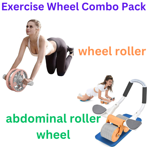 Automatic rebound abdominal roller wheel & Ab Wheel Slide 4 wheel roller with resistance band