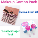 Make up Brush Set and Cooling Balls Combo Pack(5 Pack)