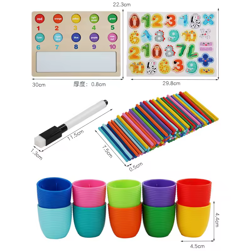 High quality educational toys for kids learning Mathematical classification