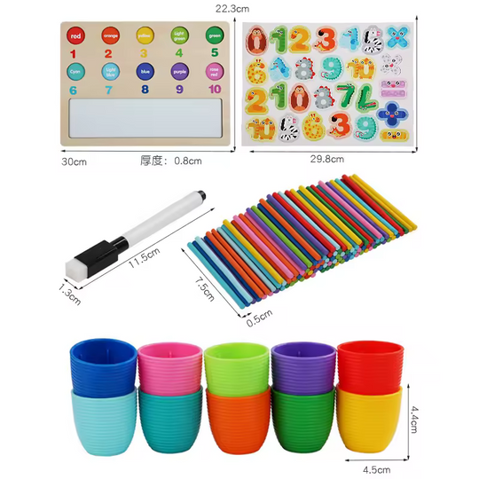 High quality educational toys for kids learning Mathematical classification (10 Pack)