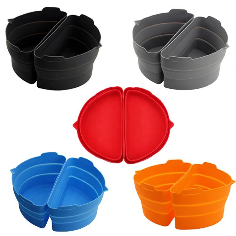 Reusable Thicker Silicone Slow Cooker Divider Liner Compatible 6 Quart Slow Cooker Set of 3, Slow Cooker Divider(10 Pack)