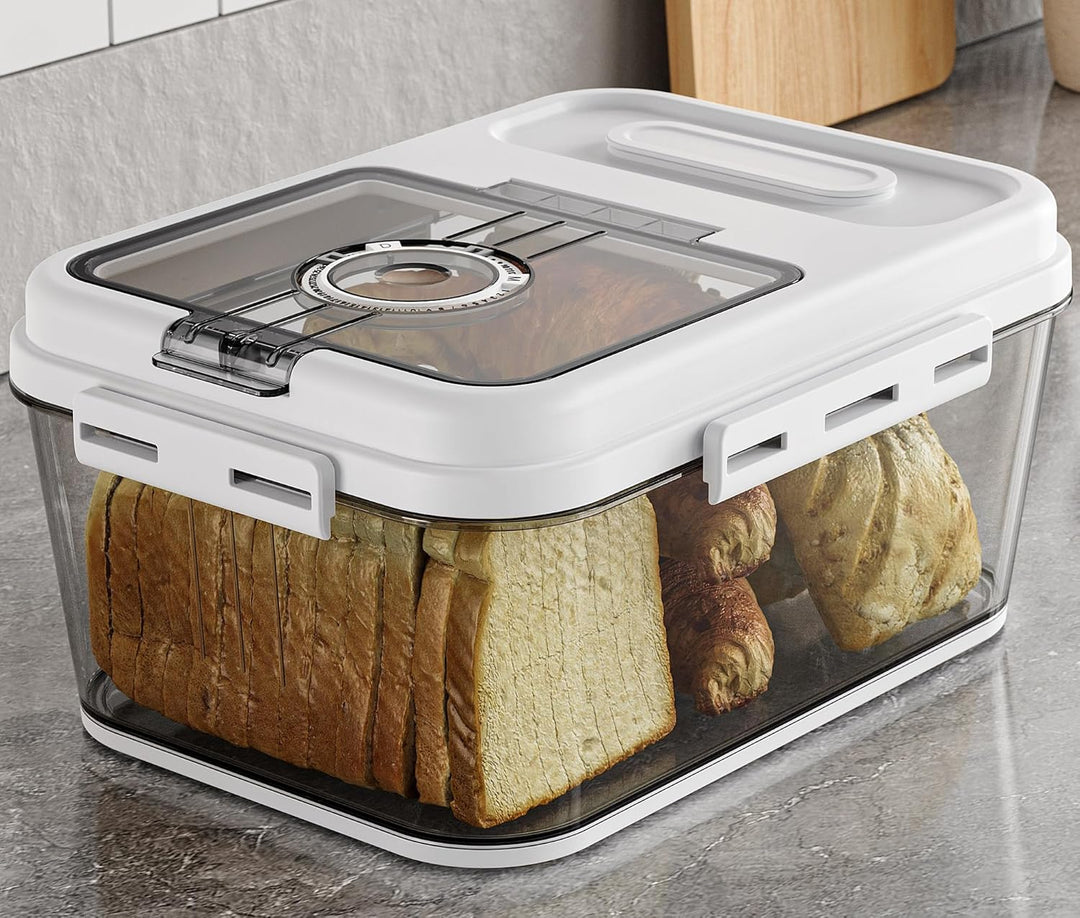Storage Container  Bread Rice Box for Kitchen Countertop Airtight (MOQ 10 Pcs)