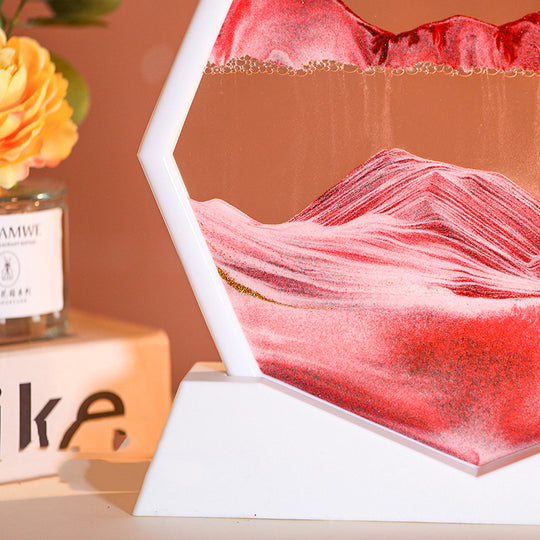 Octagon Dynamic Sand Pictures, Amazing Moving Sand Art, Glass 3D Deep Sea (MOQ 10 Sets)