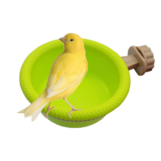 Multi-Function Caged Bird Bath Bird Cage Parrot Supplies Bathing Tub for Canary Finch Budgerigar (MOQ 10 Sets)