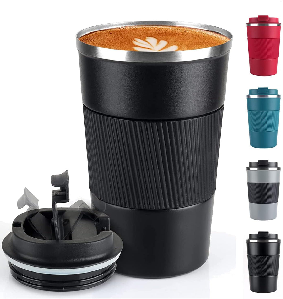Vacuum Stainless Steel Insulated Travel Mug Spill Proof with Leakproof Lid