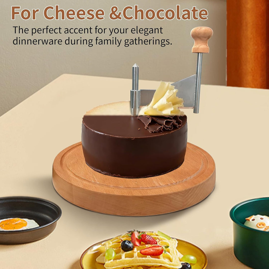 Multifunctional Rust-Proof Shredder Girolle with Handle for Cheese Wheels and Chocolate (MOQ 10 Sets)