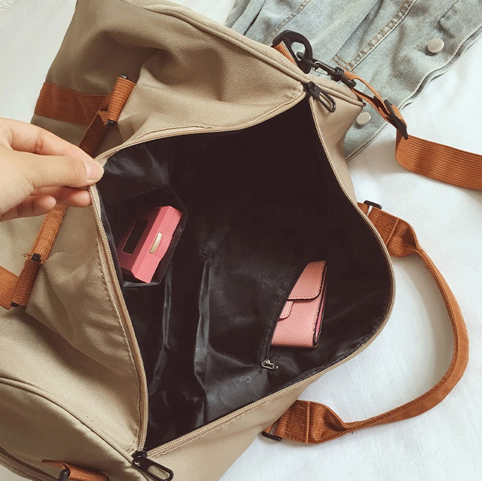 Sports Gym Bag with Shoe Compartment & Wet Pocket,Travel Duffel Bag