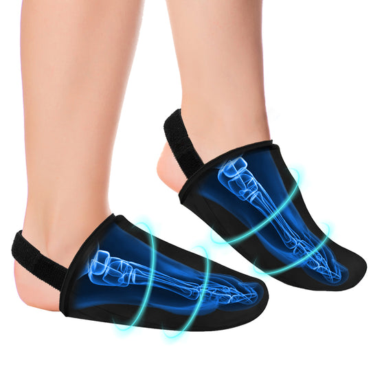 Foot Ice Pack Wrap for Toes & Forefoot – Hot & Cold Gel Compress with Adjustable Strap, Reusable & Microwaveable for Bunion, Broken Toe & Plantar Fasciitis Relief