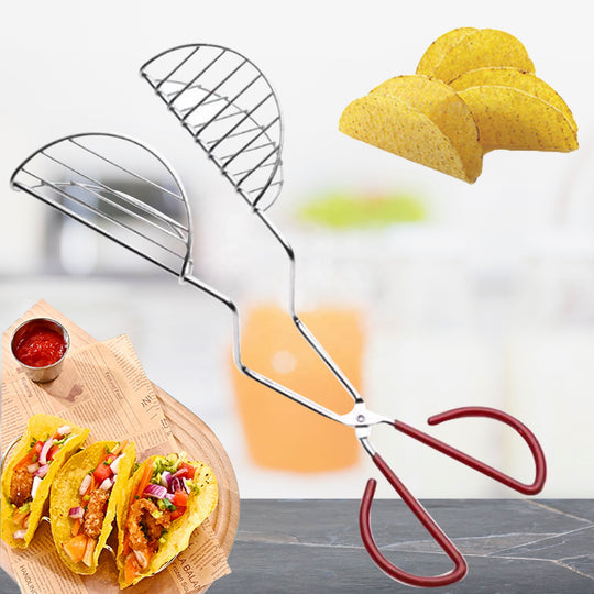 Stainless Steel Taco Maker Tongs (MOQ 10 Sets)