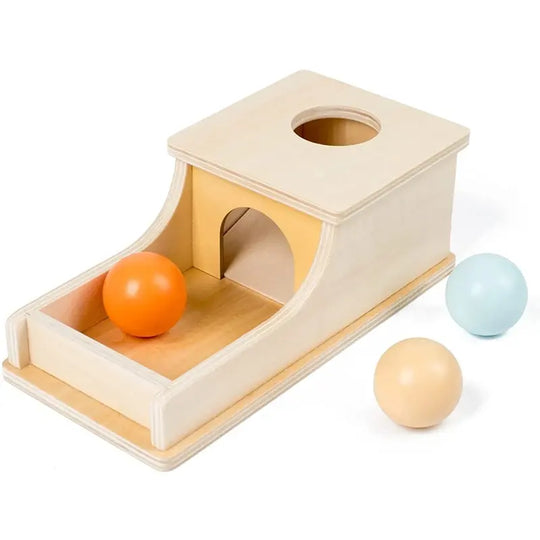 Montessori Wooden Pitch Ball Box Early Education (MOQ 10 Sets)