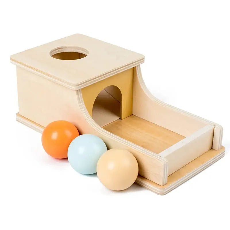 Montessori Wooden Pitch Ball Box Early Education (MOQ 10 Sets)