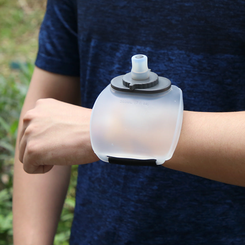 Wearable Hands-Free Leak-Proof Silicone Sports Water Bottle