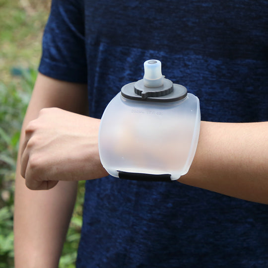 Wearable Hands-Free Leak-Proof Silicone Sports Water Bottle