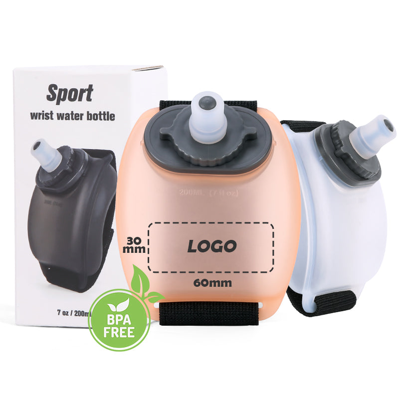 Wearable Hands-Free Leak-Proof Silicone Sports Water Bottle