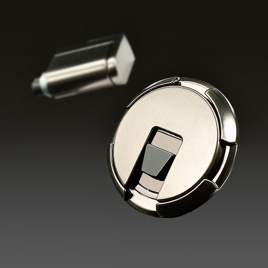 Mechanical Floor Door Stop, Push-Lock Adjustable Holder